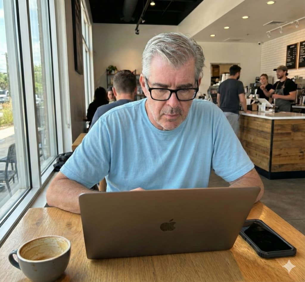 Jason Laveglia working on FightHOA